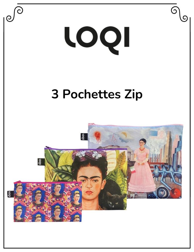 Loqi Loqi - 3 Pochettes Zip