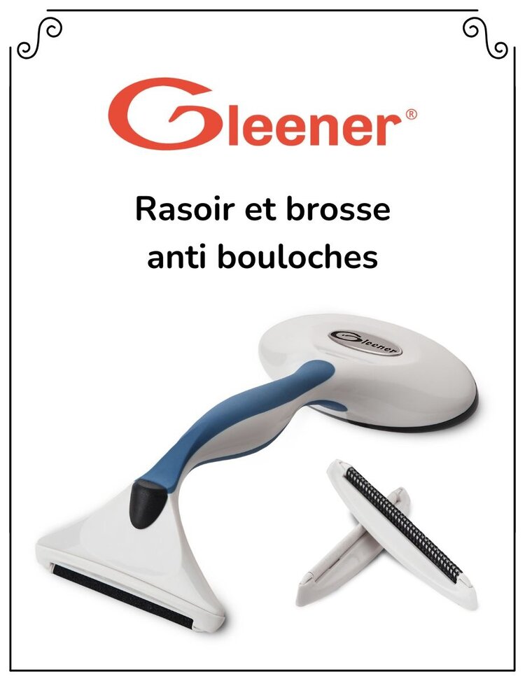 Gleener Gleener - Rasoir et brosse anti bouloches