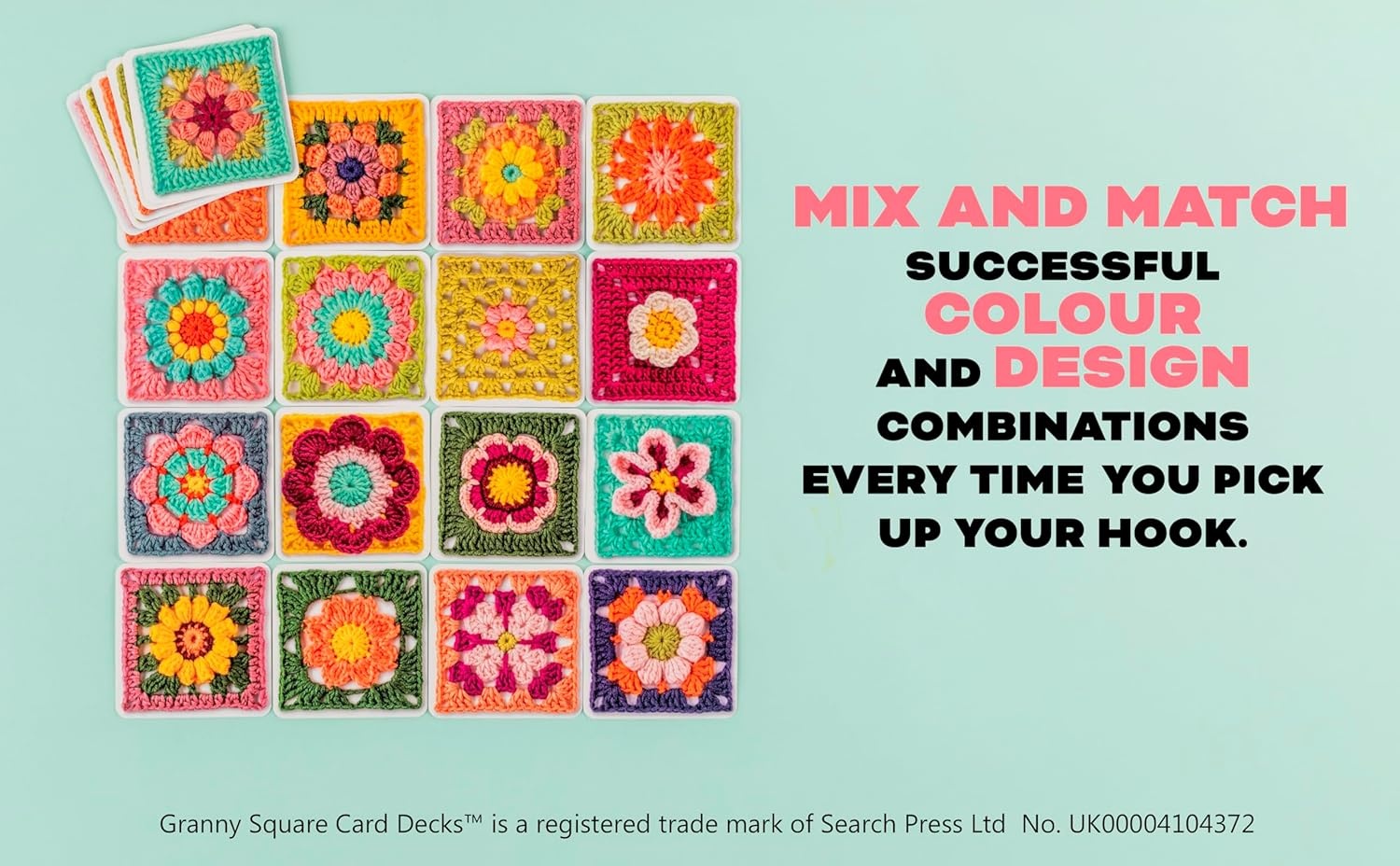 The Granny Square Flowers Card Deck