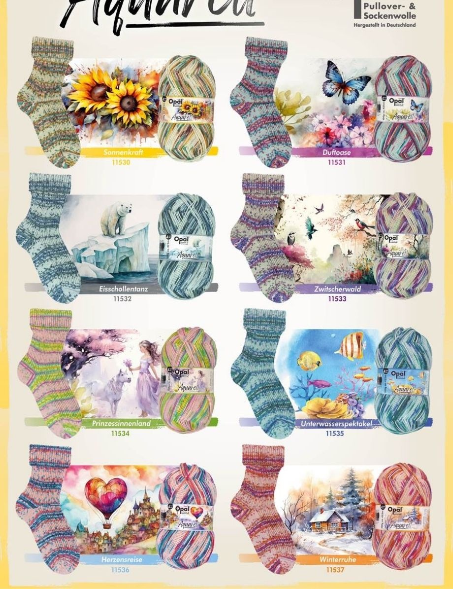 Opal Opal - Aquarell 4-ply