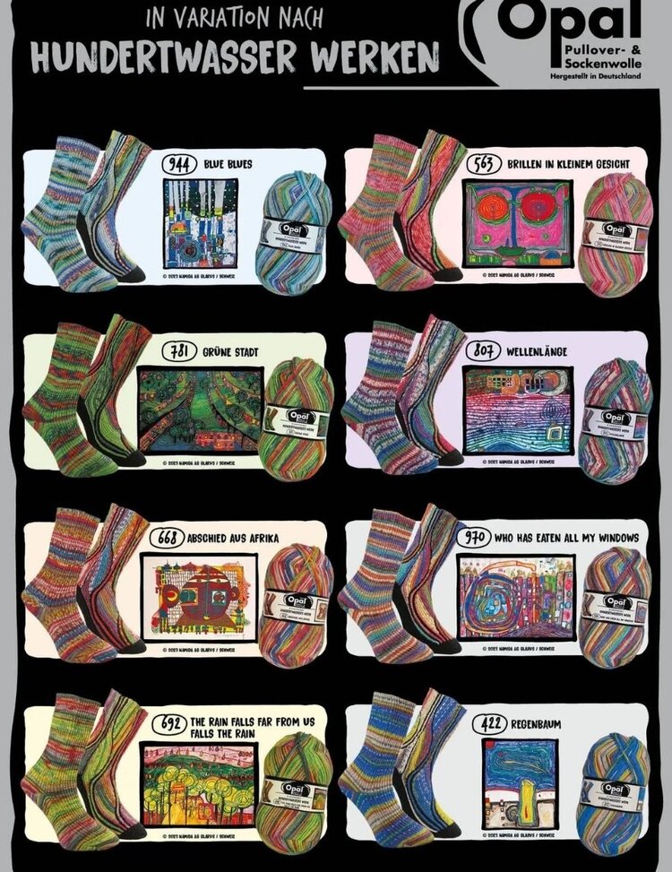 Opal Opal - Hundertwasser 4-ply