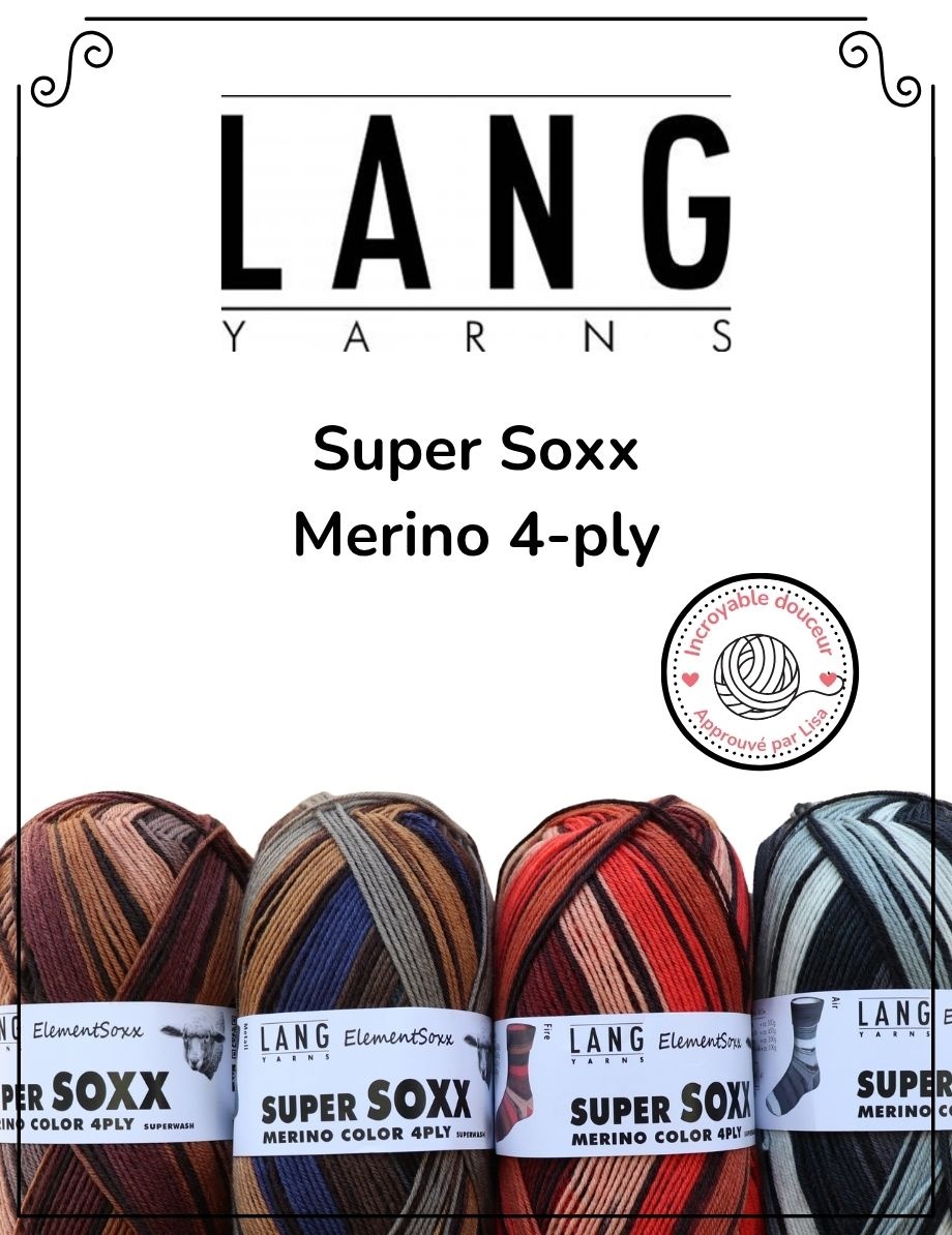 Lang Lang Super Soxx Merino Color 4-ply