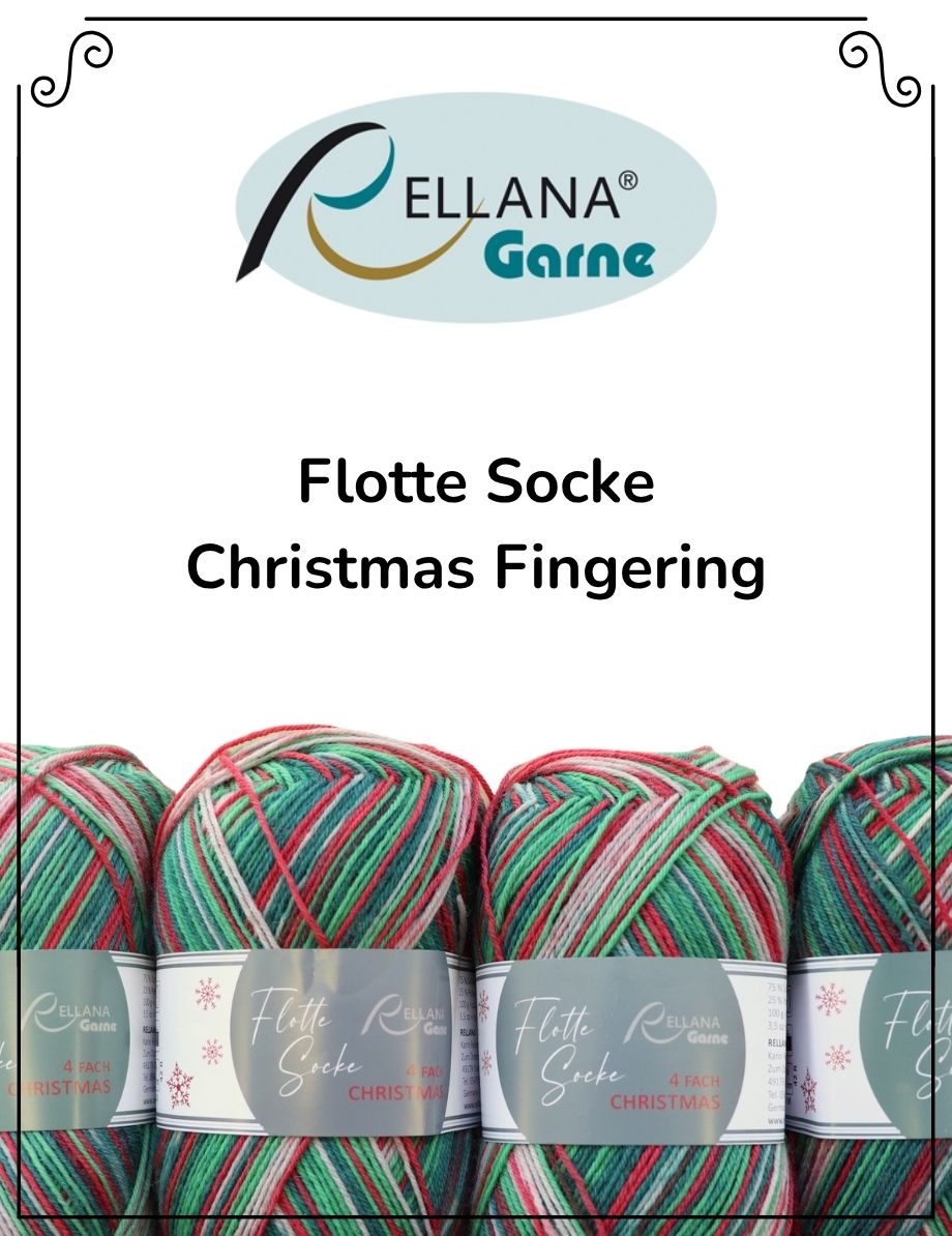 Rellana Flotte Socke Christmas - fingering