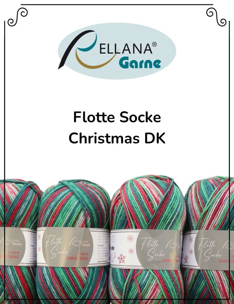 Rellana Flotte Socke Christmas - DK