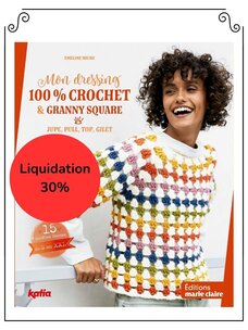 Marie Claire Mon Dressing 100% Crochet & Granny Square