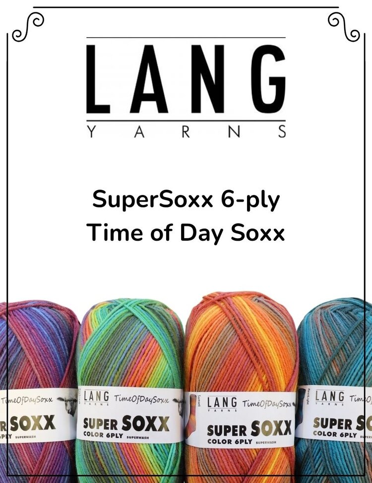 Lang Lang Supersoxx 6-ply - Time of Day Soxx