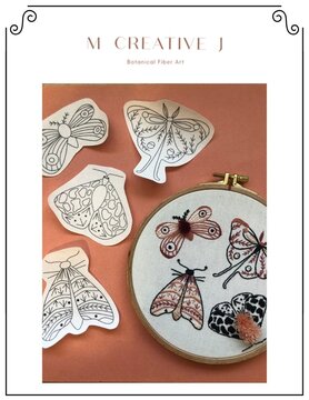 M Creative J - Dessins à coller et broder