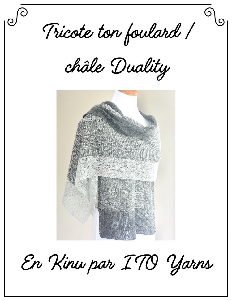 Ito Yarn Tricote ton Duality en soie