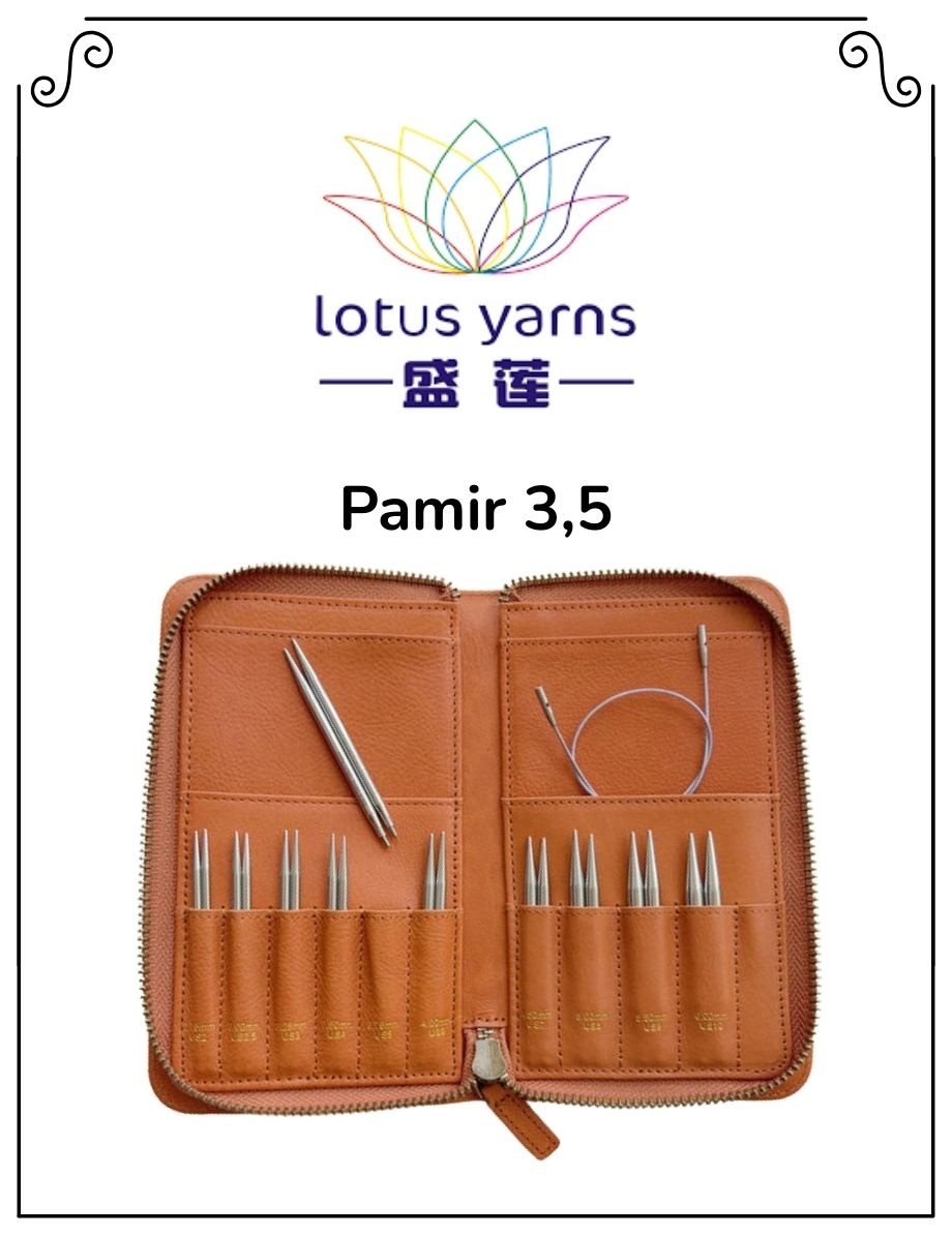 Lotus Yarns Lotus Yarns - Ensemble d'Aiguilles Interchangeables Pamir 3,5" Lotus Yarns Lotus Yarns - Ensemble d'Aiguilles Interchangeables Pamir 3,5"
