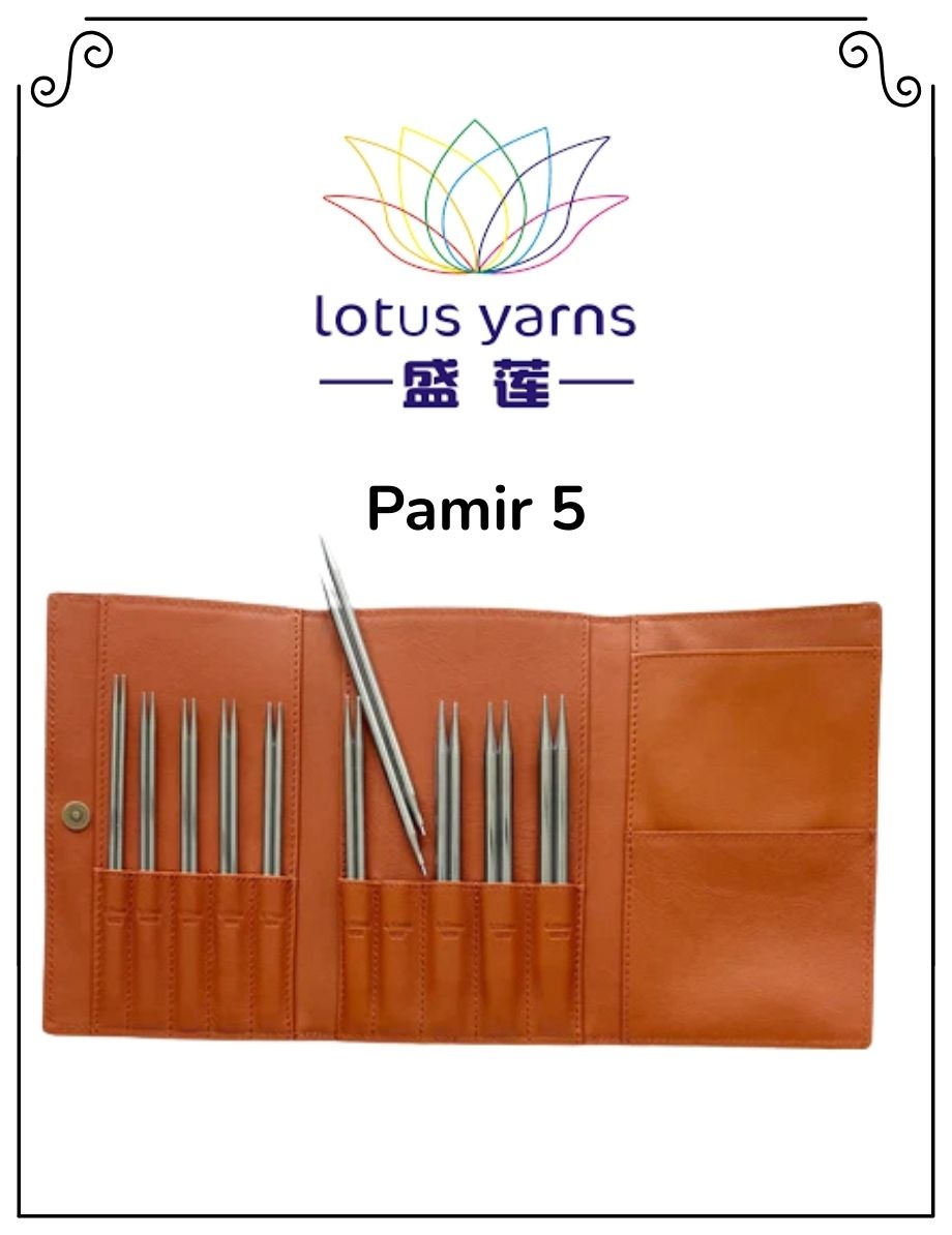 Lotus Yarns Lotus Yarns - Ensemble d'Aiguilles Interchangeables Pamir 5"