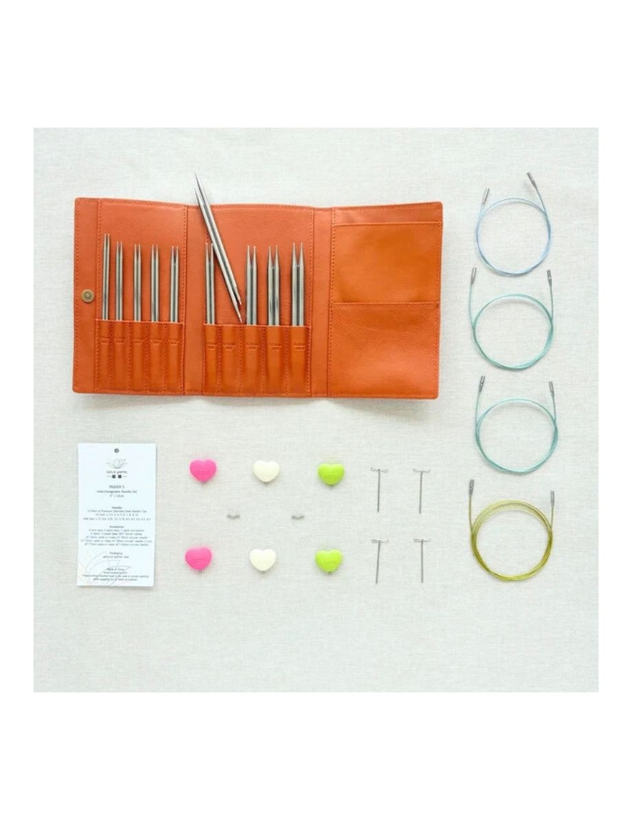 Lotus Yarns Lotus Yarns - Ensemble d'Aiguilles Interchangeables Pamir 5"