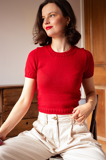 La Vie laine Ateliers Atelier Knitty Committee Top par Lily Kate France SAMEDI AM