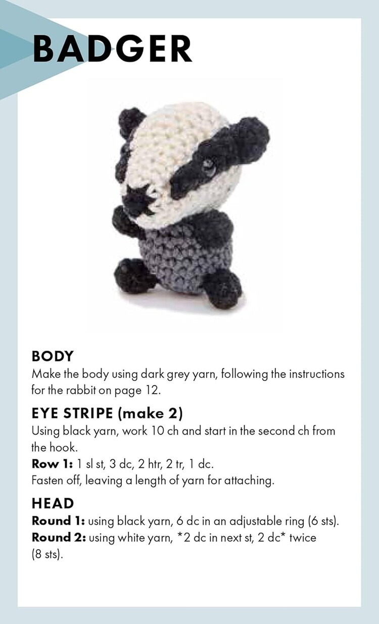 Search Press Mini Amigurumi Animals Card Deck