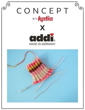 Addi Katia Concept x Addi Crasy Snake aiguilles double-pointes