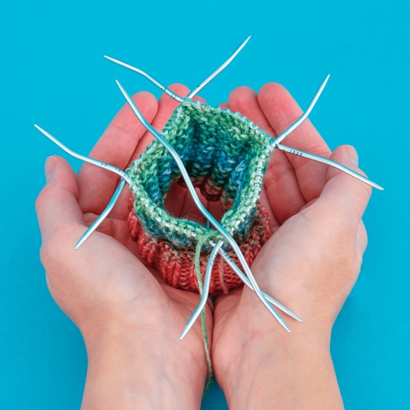 Addi Katia Concept x Addi Crasy Snake aiguilles double-pointes