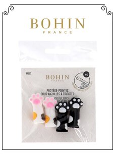 Bohin Bohin - Protecteurs d'aiguilles pattes de chat