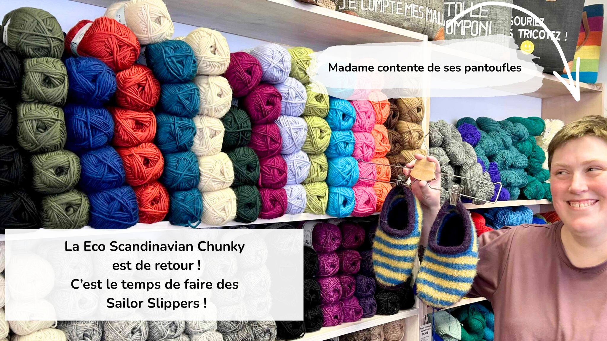 Eco Scandinavian Chunky Pantoufles feutrées