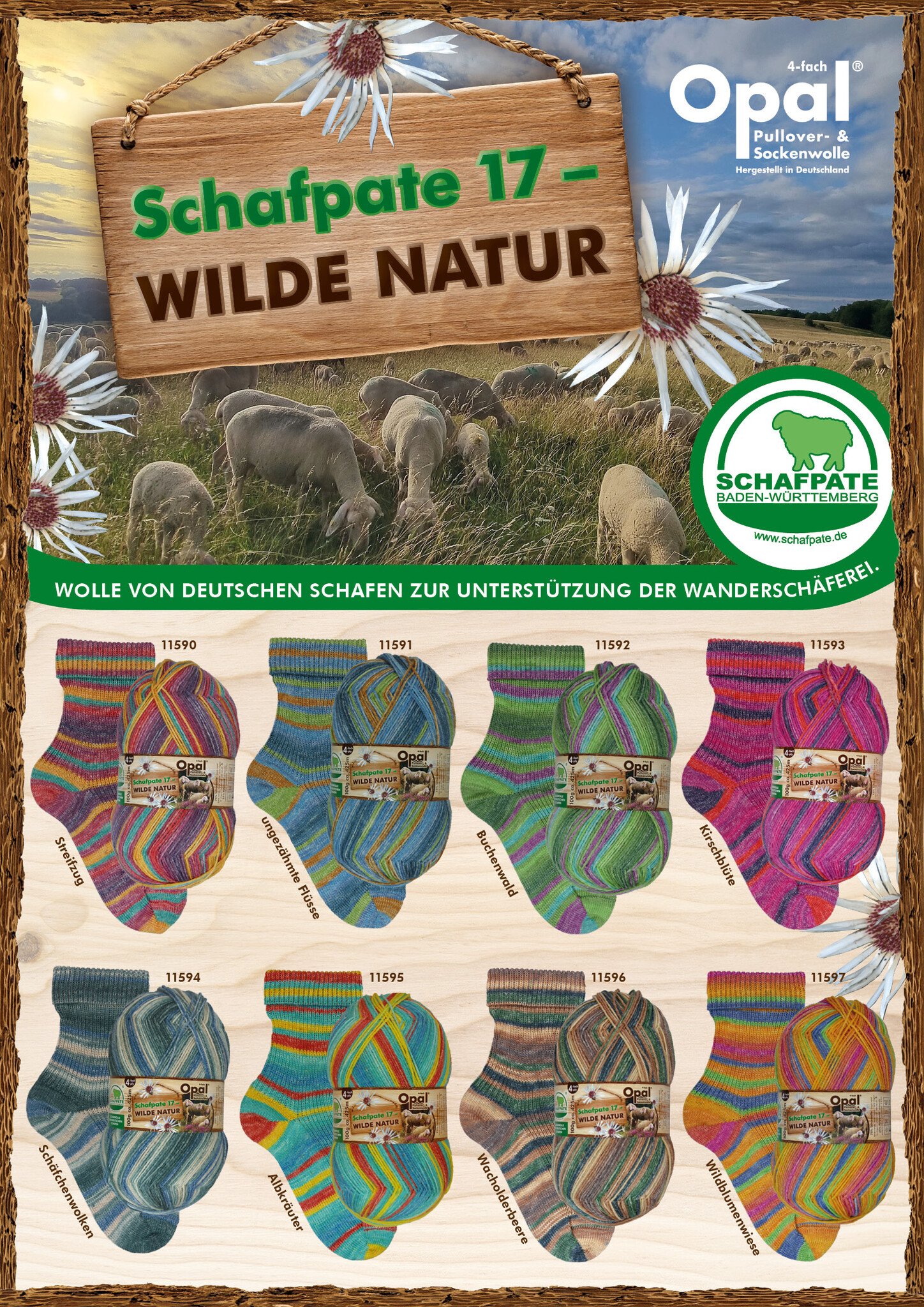 Opal Opal - Schafpate 17 Wild Nature 4-ply