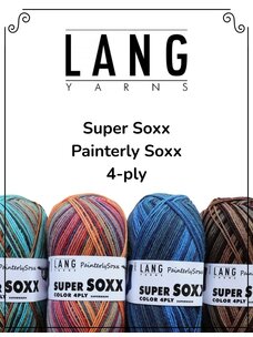 Lang Lang Super Soxx - Painterly Soxx 4-ply