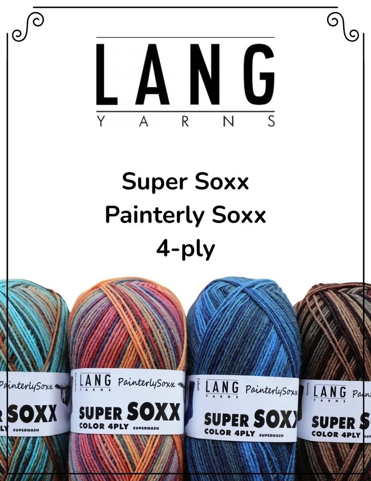 Lang Lang Super Soxx - Painterly Soxx 4-ply