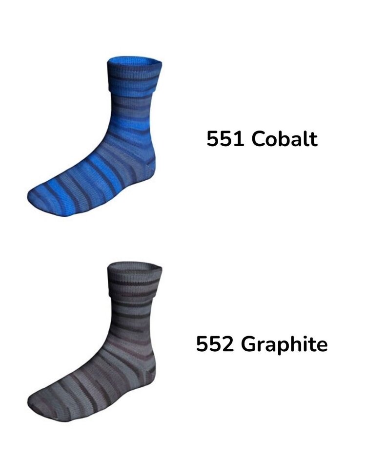 Lang Lang Super Soxx - Painterly Soxx 4-ply