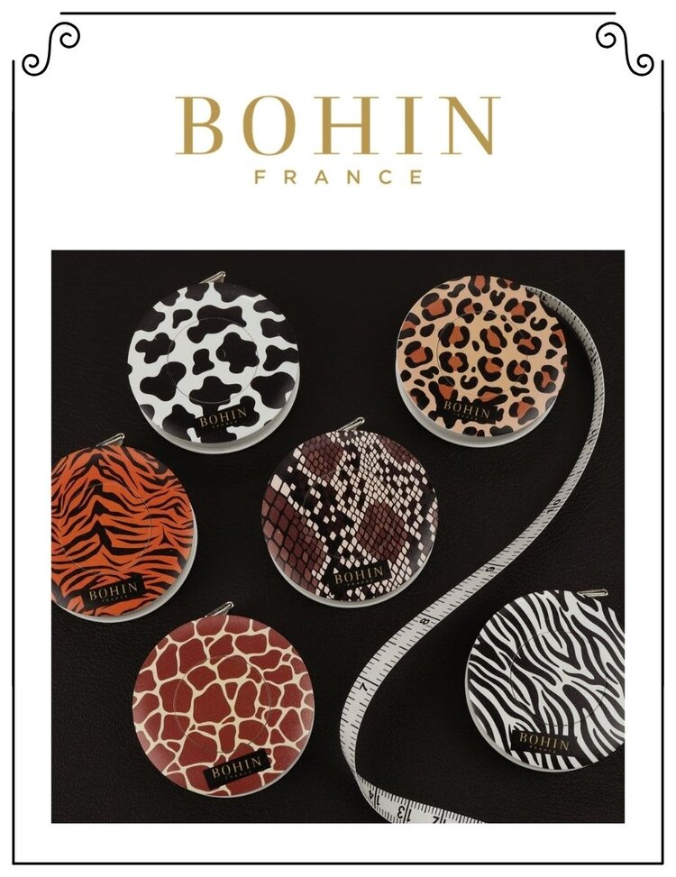 Bohin Bohin - Ruban à mesurer rétractable animaux