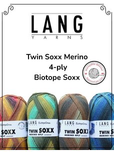 Lang Lang Twin Soxx - Biotope Soxx  merino 4-ply