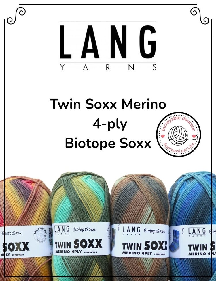 Lang Lang Twin Soxx - Biotope Soxx  merino 4-ply