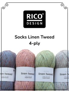 Rico Rico - Socks Linen Tweed 4-ply