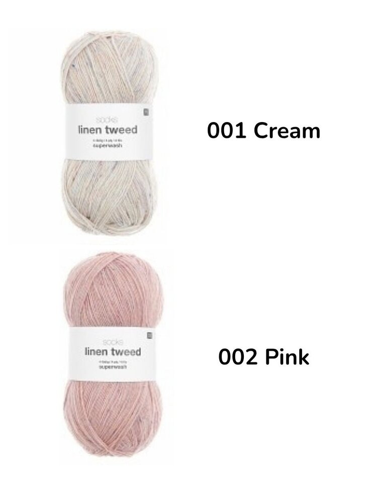 Rico Rico - Socks Linen Tweed 4-ply