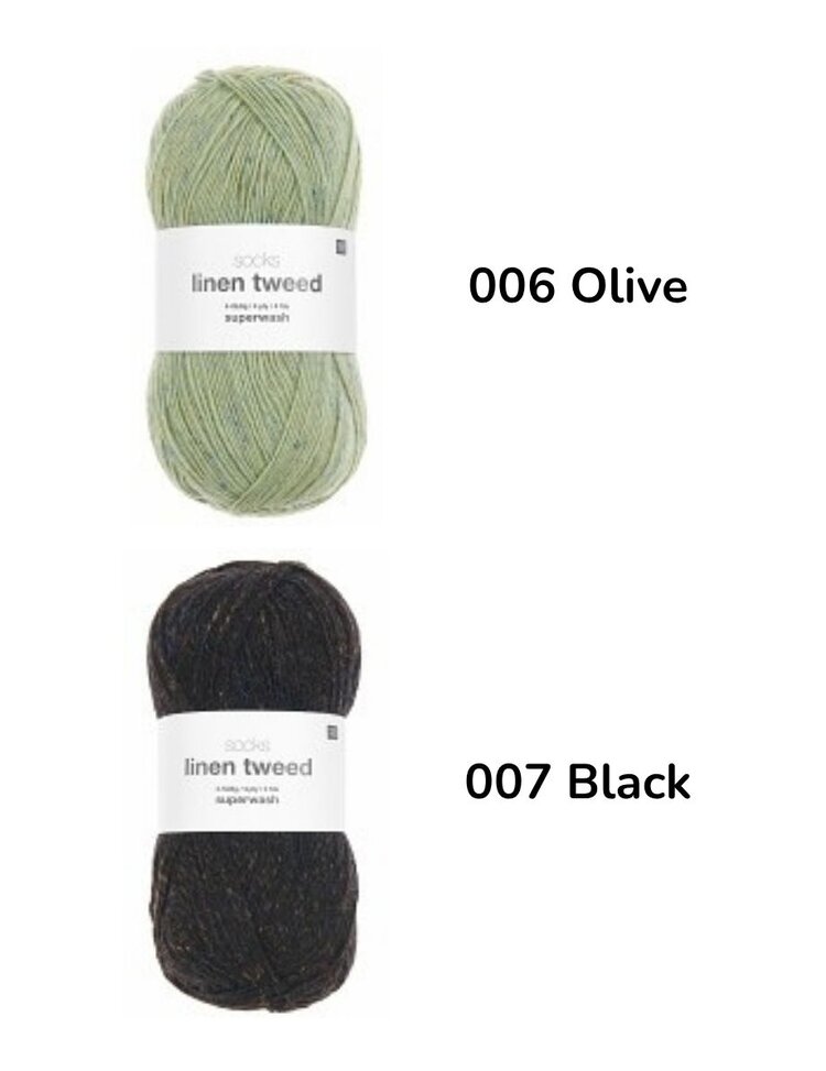 Rico Rico - Socks Linen Tweed 4-ply