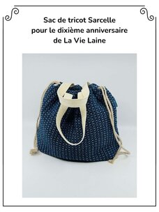 Sarcelle Sac de Tricot Sarcelle - Vie laine