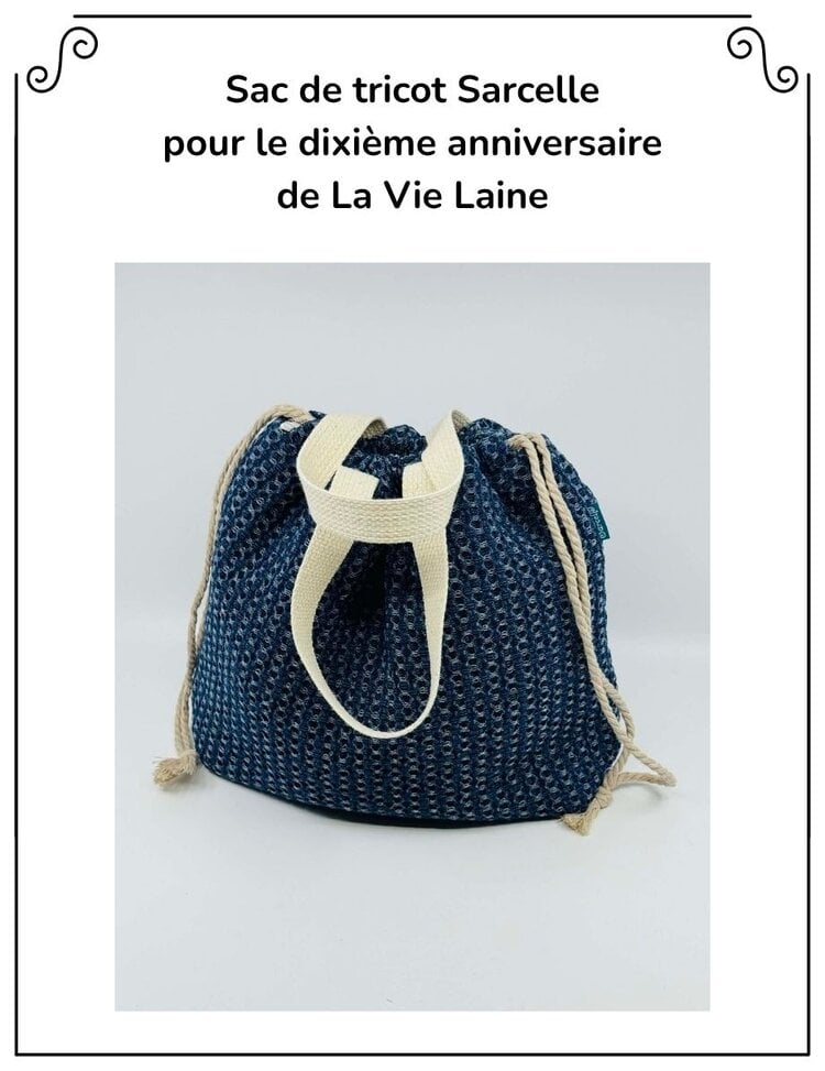 Sarcelle Sac de Tricot Sarcelle - Vie laine
