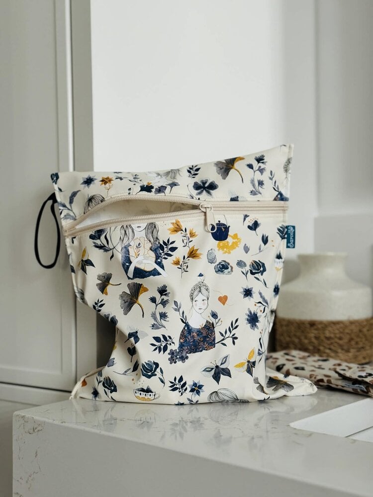 Sarcelle Sac Zip à projet Sarcelle - La Vie laine