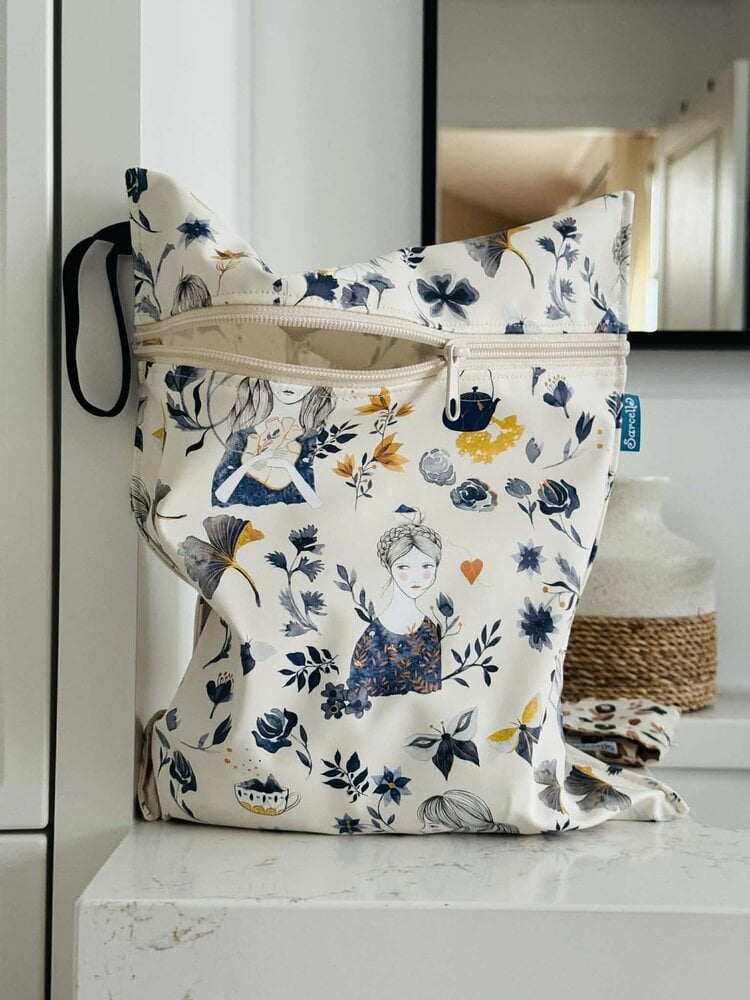 Sarcelle Sac Zip à projet Sarcelle - La Vie laine