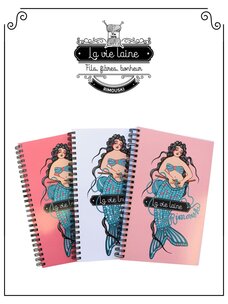 La Vie Laine Accessoires La Vie Laine - Carnet Sirène