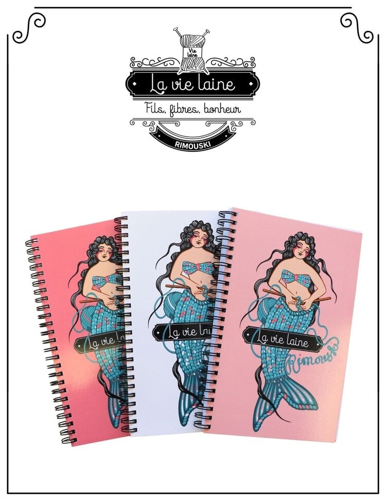 La Vie Laine Accessoires La Vie Laine - Carnet Sirène