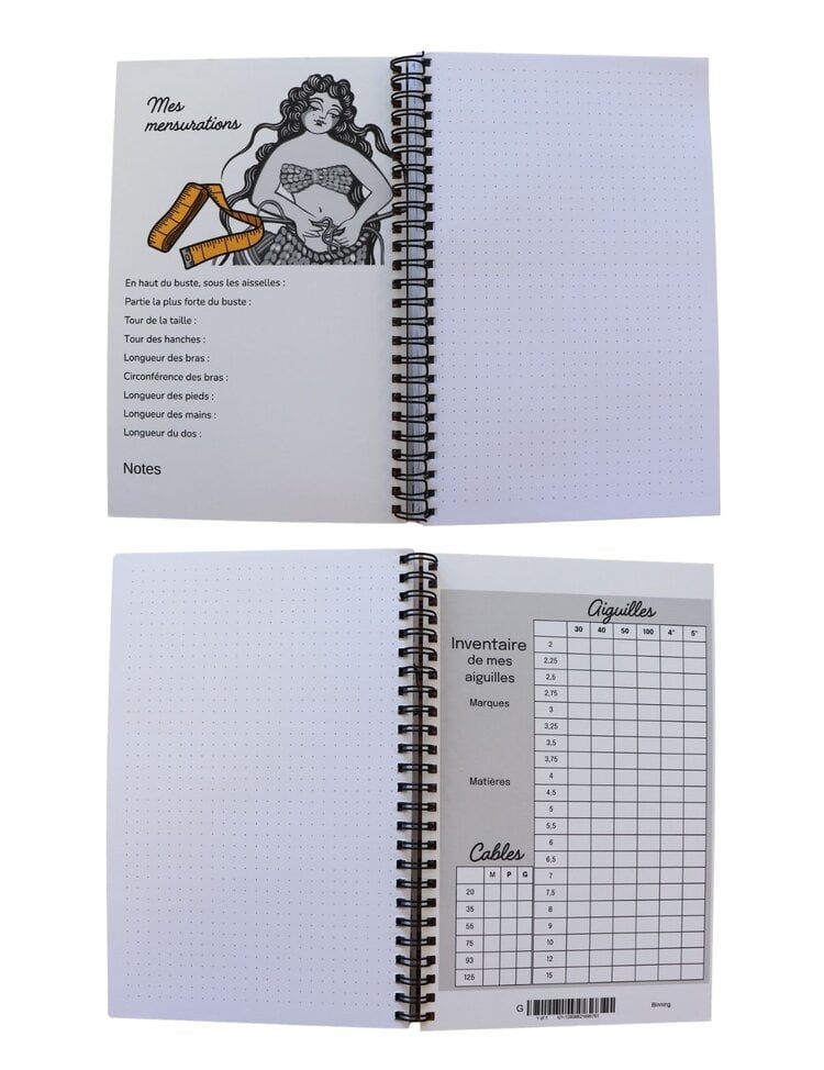 La Vie Laine Accessoires La Vie Laine - Carnet Sirène