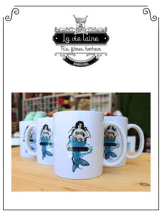 La Vie Laine Accessoires La Vie Laine - Tasse Sirène