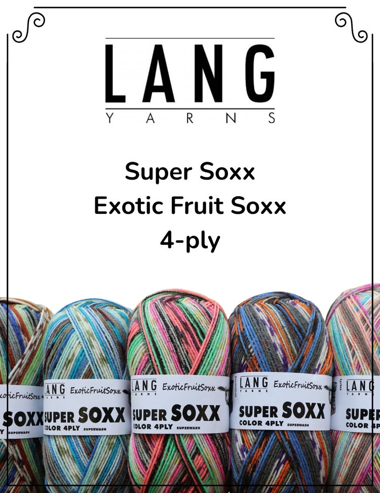Lang Lang SuperSoxx - Exotic Fruit Soxx 4-ply