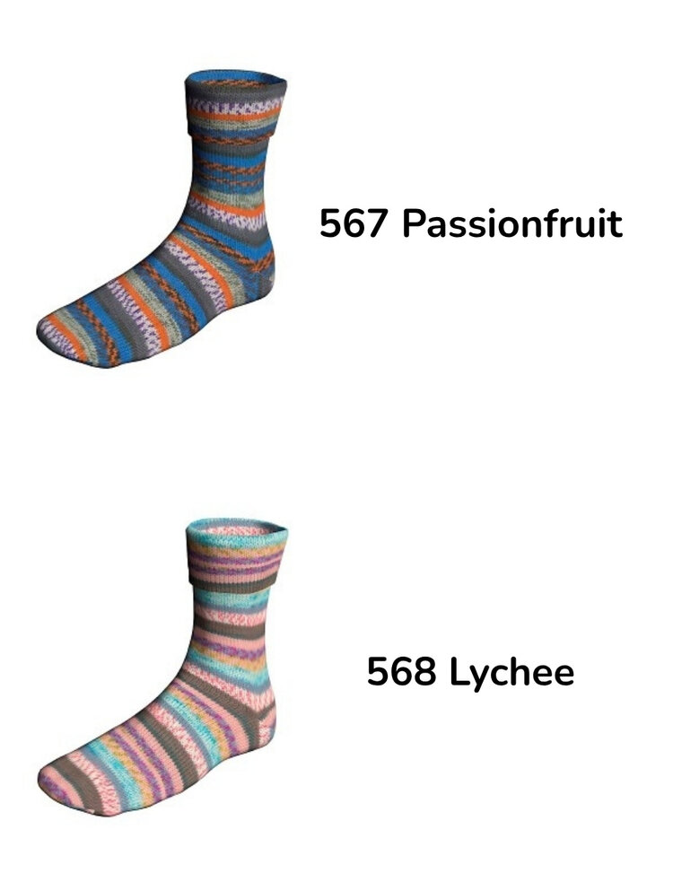 Lang Lang SuperSoxx - Exotic Fruit Soxx 4-ply