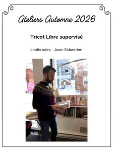La Vie laine Ateliers Atelier Tricot libre supervisé LUNDI SOIR