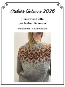 La Vie laine Ateliers Atelier Chandail Christmas Belle MARDI SOIR