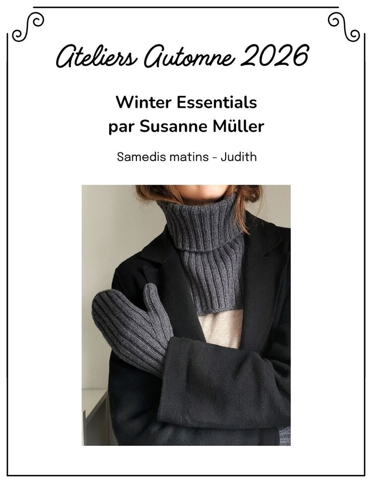 La Vie laine Ateliers Atelier Winter Essentials SAMEDI AM