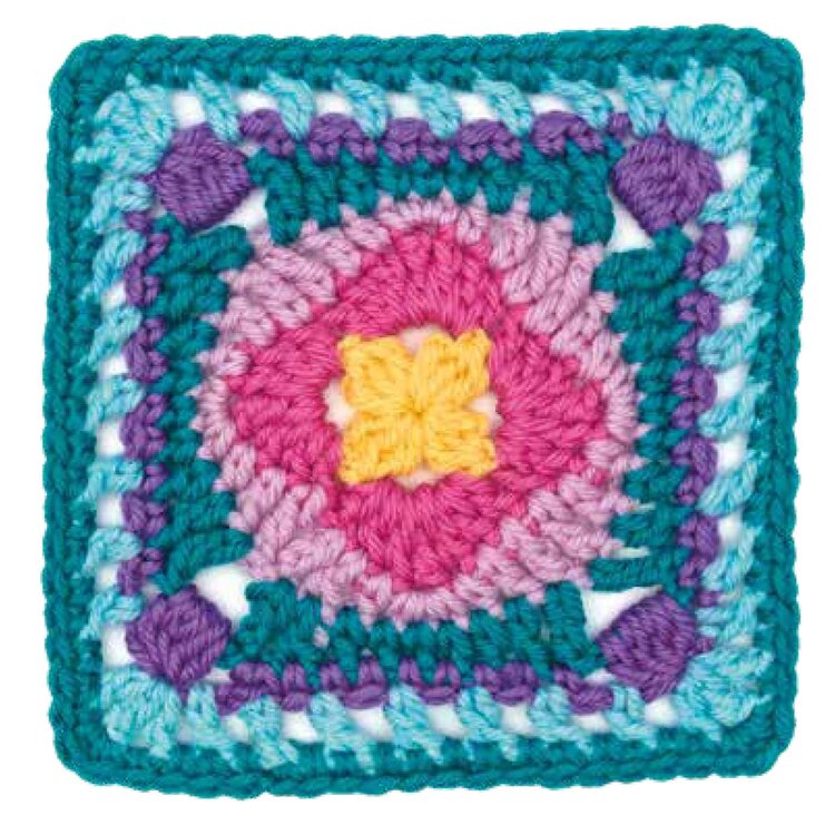 Search Press The Bright & Bold Granny Square Card Deck