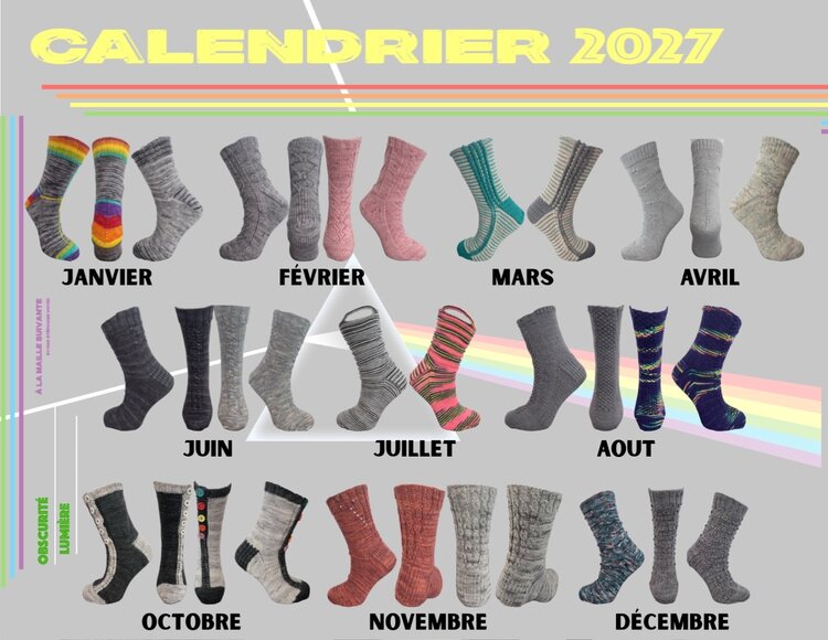 Calendrier 2027 - Obscurité & Lumière
