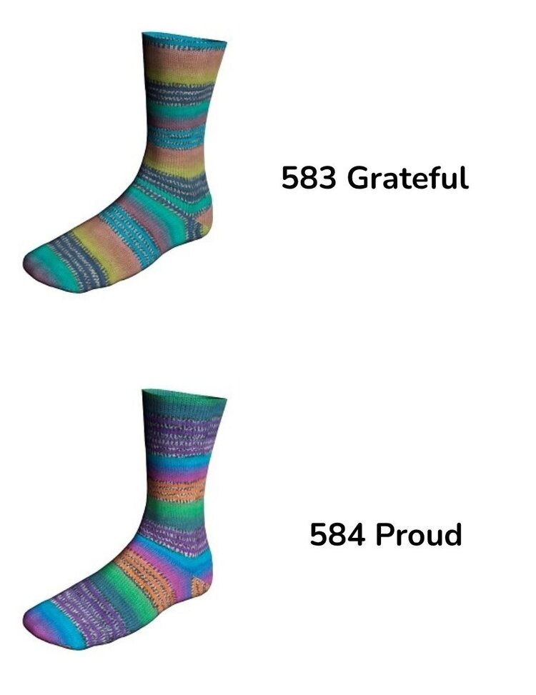 Lang Lang Twin Sox 4-ply - Mood