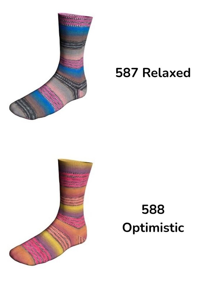Lang Lang Twin Sox 4-ply - Mood