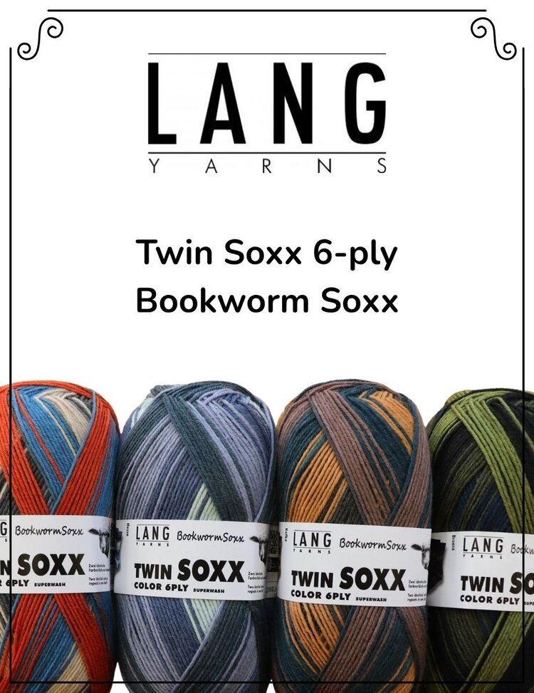 Lang Lang Twin Soxx 6-ply - Bookworm