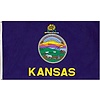 The Workroom Kansas Flag 3 x 5